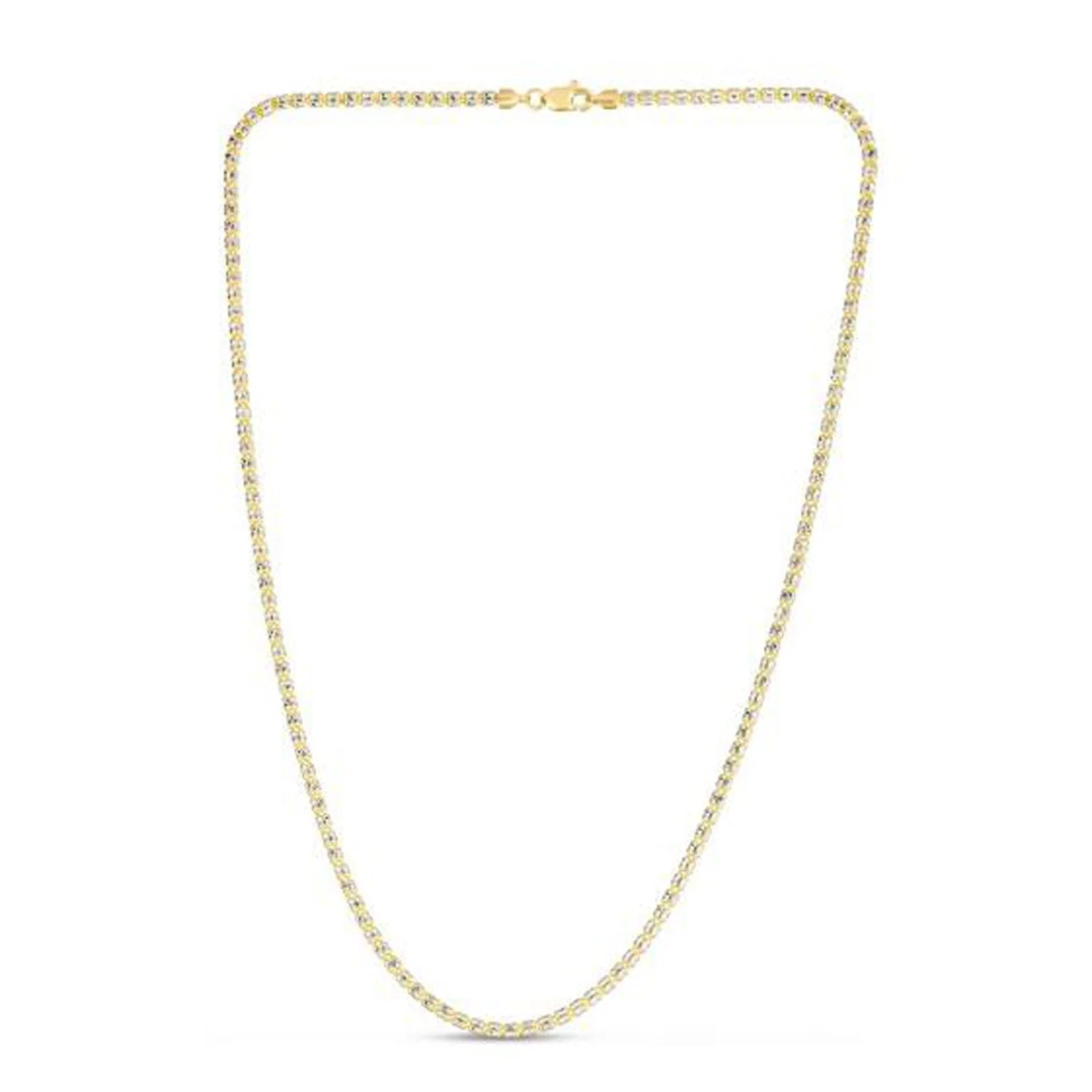 Ice Barrel Chain in 14k Yellow Gold (2.70 mm) - Image 7