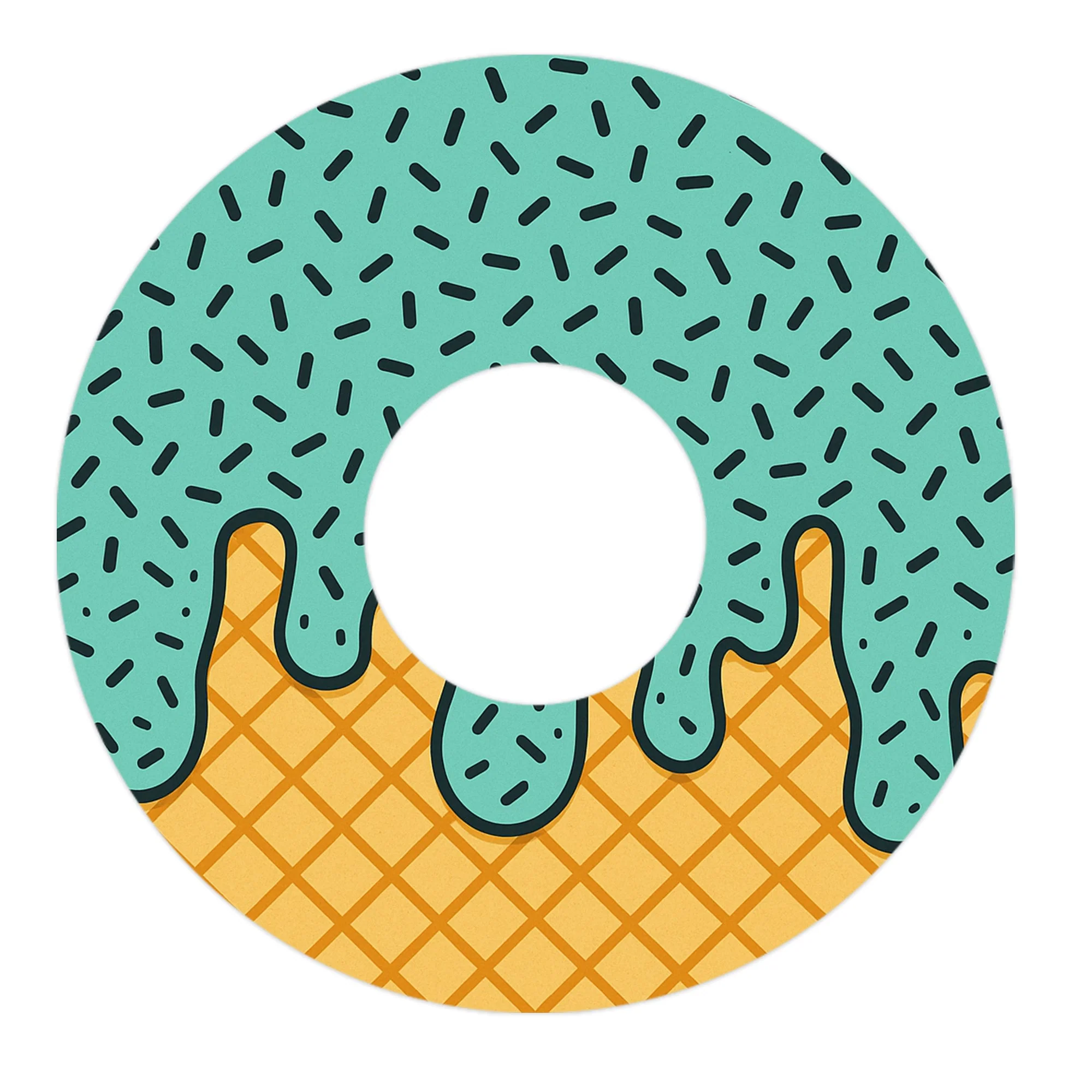 Ice Cream Social FreeStyle Libre 3 Plus & Lingo Patch Tape - Pump Peelz