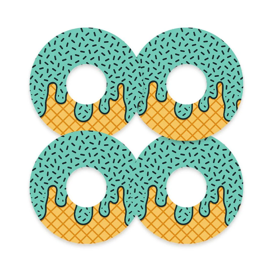 Ice Cream Social FreeStyle Libre 3 Plus & Lingo Patch Tape - Pump Peelz - Image 3