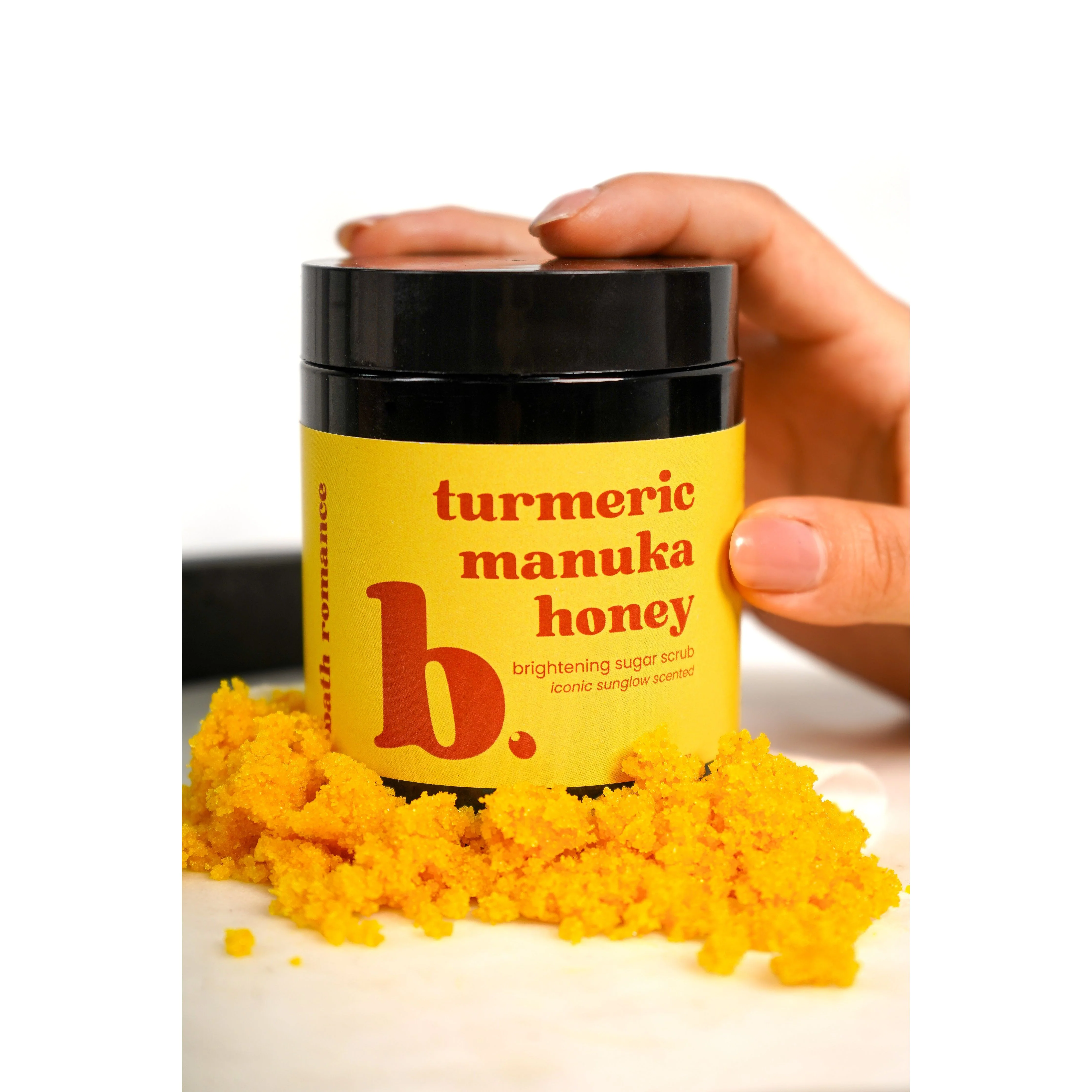 turmeric + manuka honey sugar scrub - iconic sunglow scent - Image 3