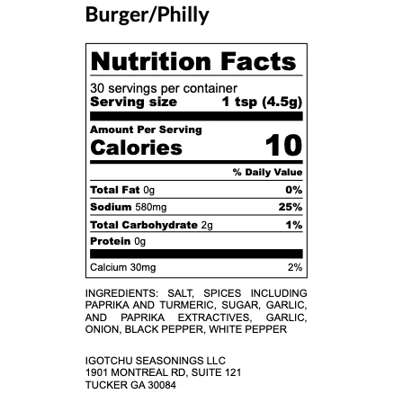 Igotchu Burger Philly seasoning - Image 2