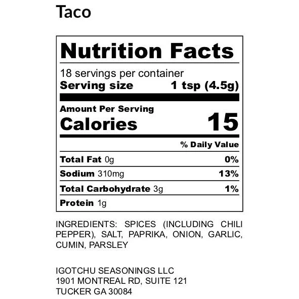 Igotchu Taco seasoning - Image 2