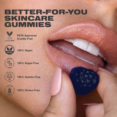 Imarais Beauty Clarity Anti-Blemish Gummies Vegan and Sugar-Free 30ct - Imperfect Container - Image 3