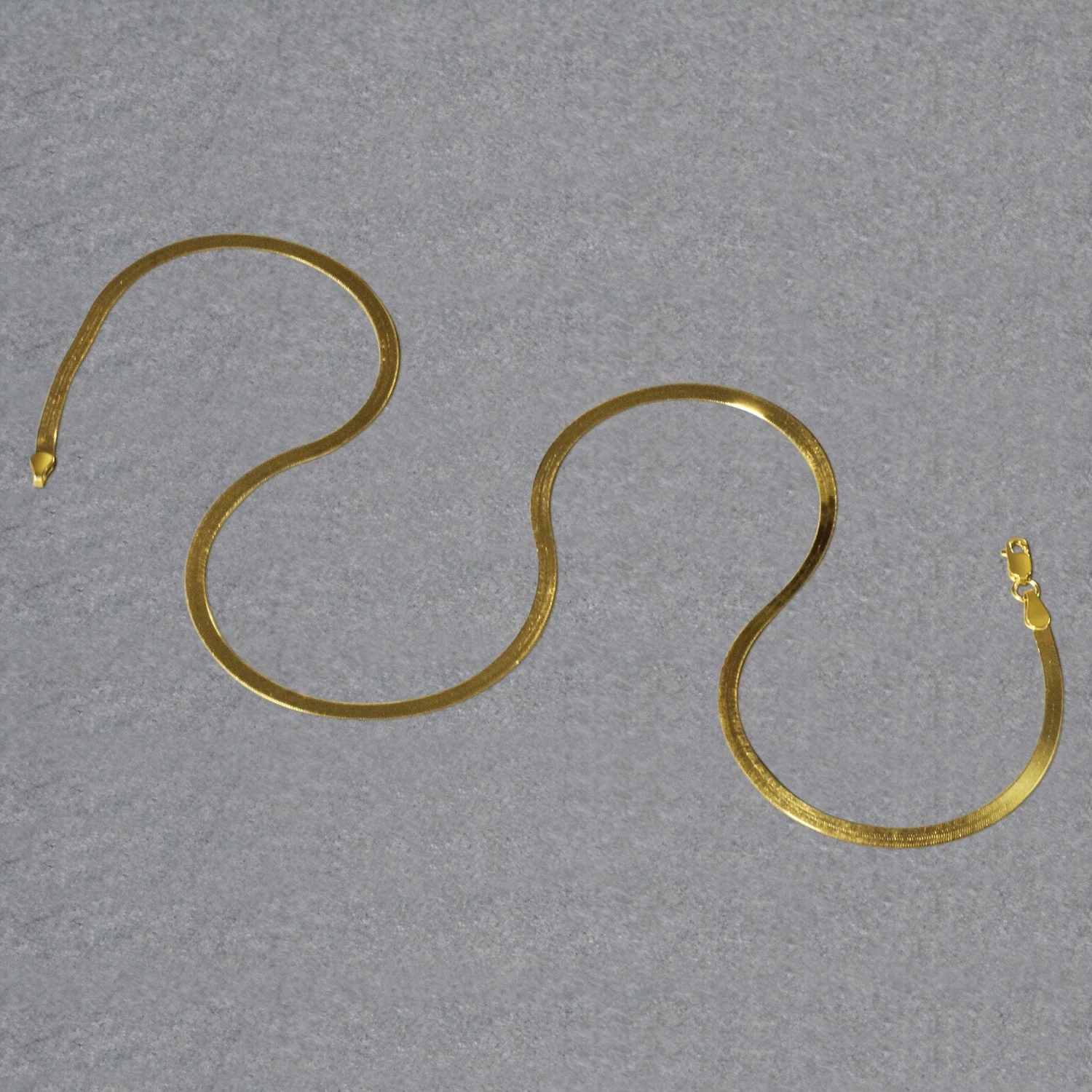 Imperial Herringbone Chain in 10k Yellow Gold (2.80 mm) - Image 12