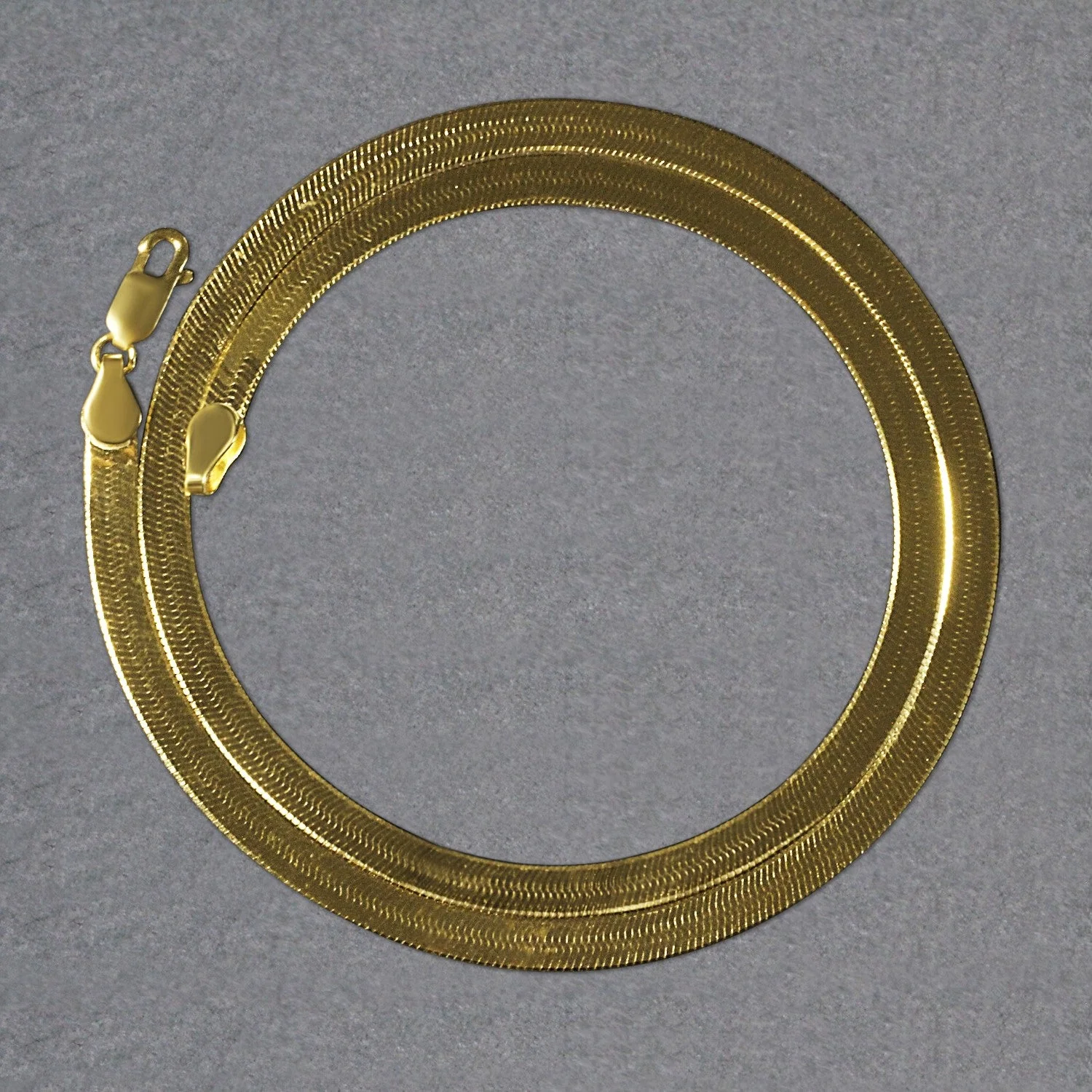 Imperial Herringbone Chain in 10k Yellow Gold (5.00 mm) - Image 10