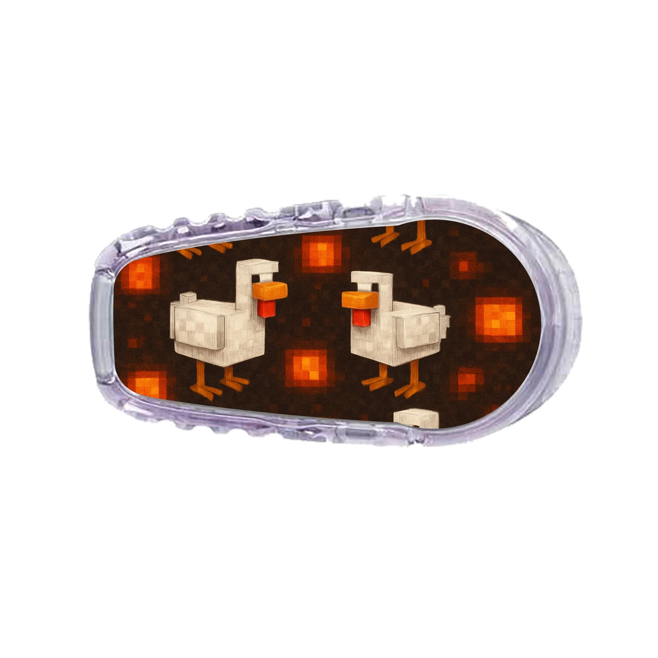 Inferno Chicken Dexcom G6 Transmitter Sticker - Pump Peelz