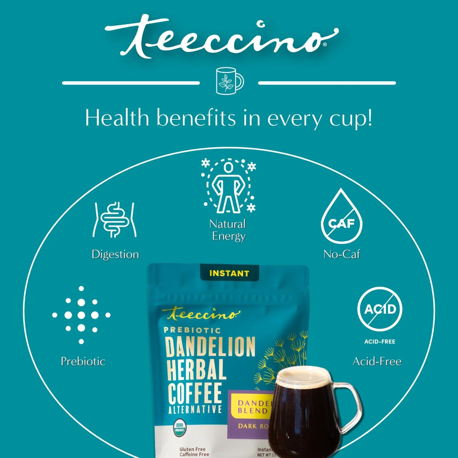 Instant Dandelion Herbal Coffee - Image 6