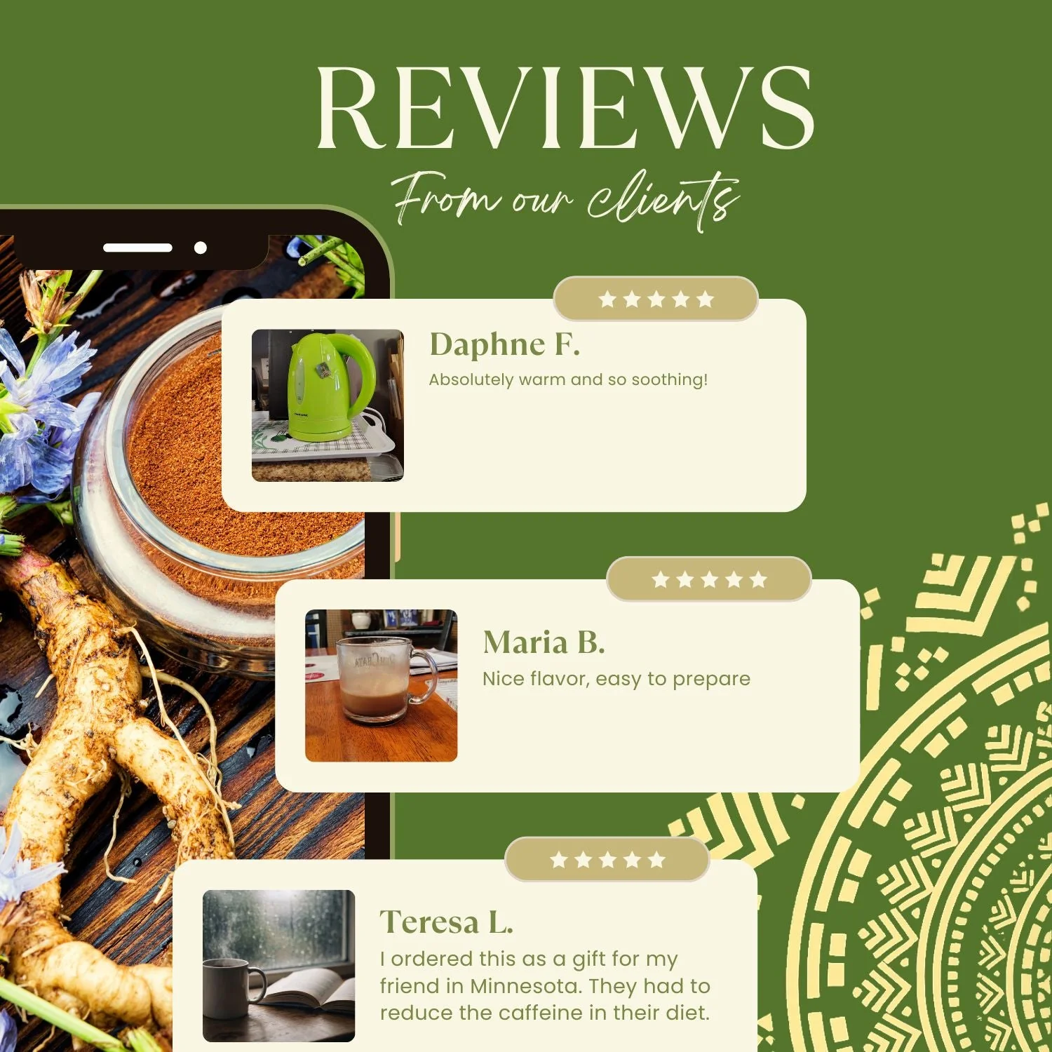 Instant French Roast Herbal Latte - Image 3
