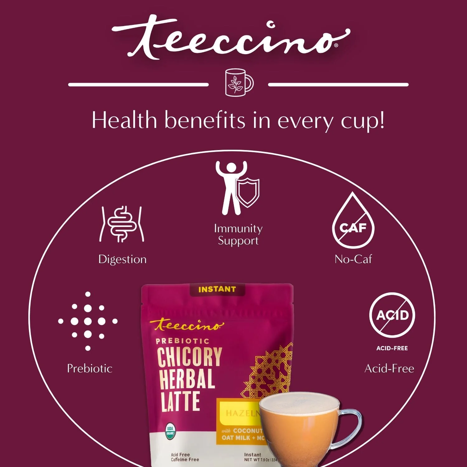 Instant Hazelnut Herbal Latte - Image 6