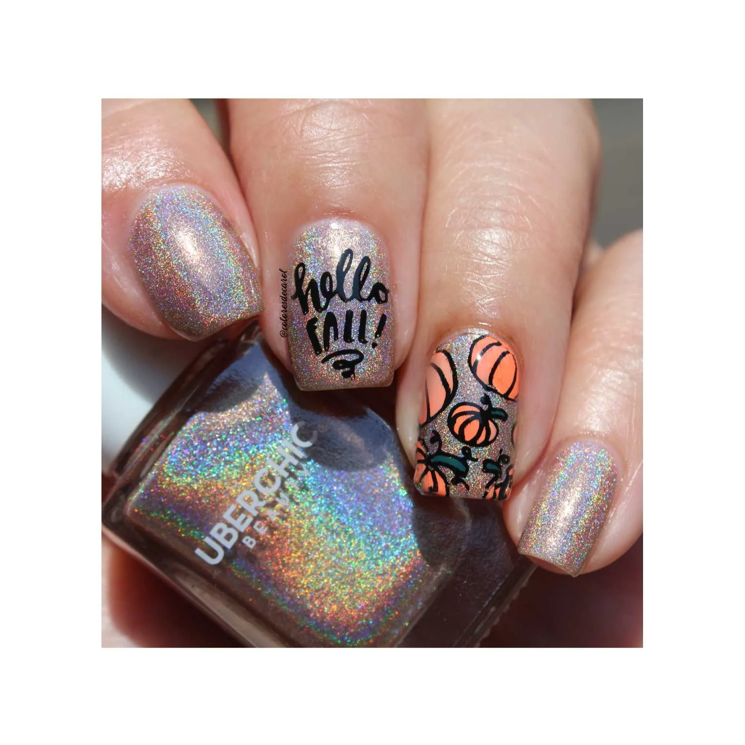 It's Pumpkin Spice Season - Holographic Polish - Image 9