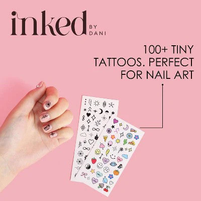 JAPONESQUE Nailed It! Art Kit. Inked By Dani Nail Art Tattoos 6pc - New - Image 4