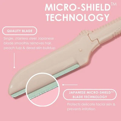 JAPONESQUE Precision Dermaplaner Facial Brush Razors 3ct - New - Image 4