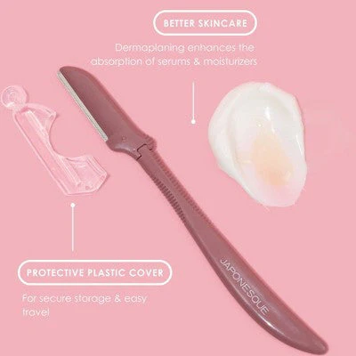 JAPONESQUE Precision Dermaplaner Facial Brush Razors 3ct - New - Image 6