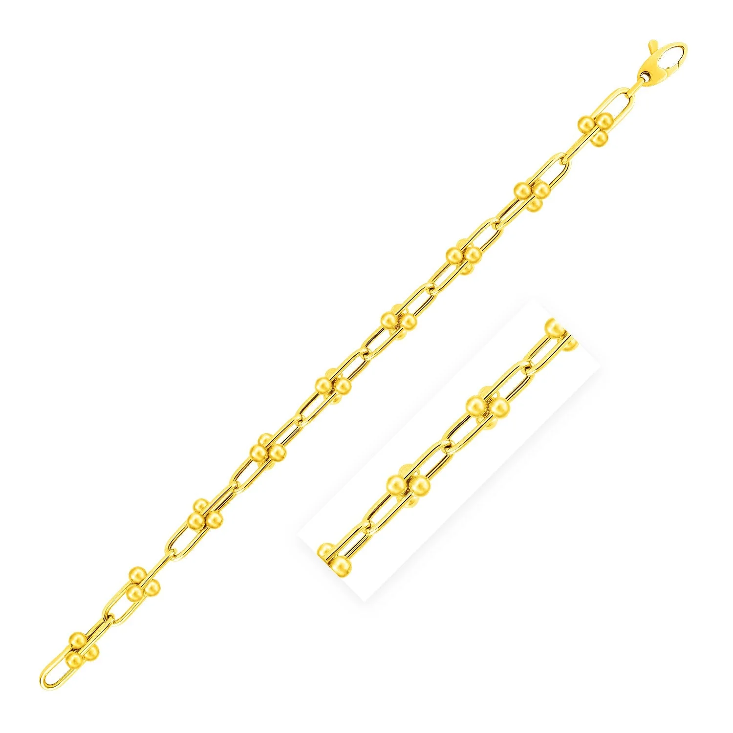 Jax Chain in 14k Yellow Gold (5.0 mm) - Image 4