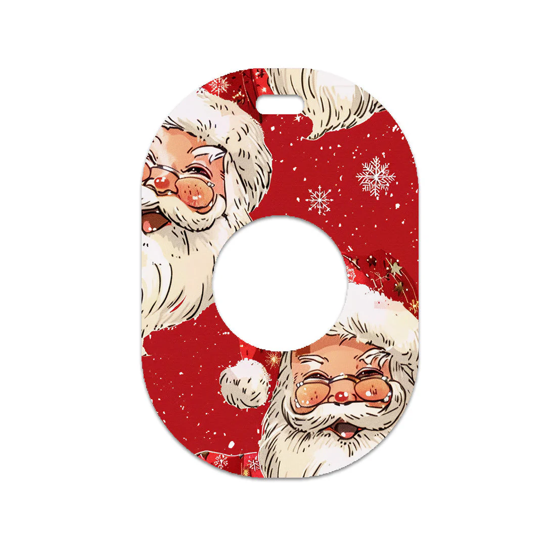Jolly Old Saint Nick Eversense 365 Smart Transmitter Sticker - Pump Peelz - Image 2