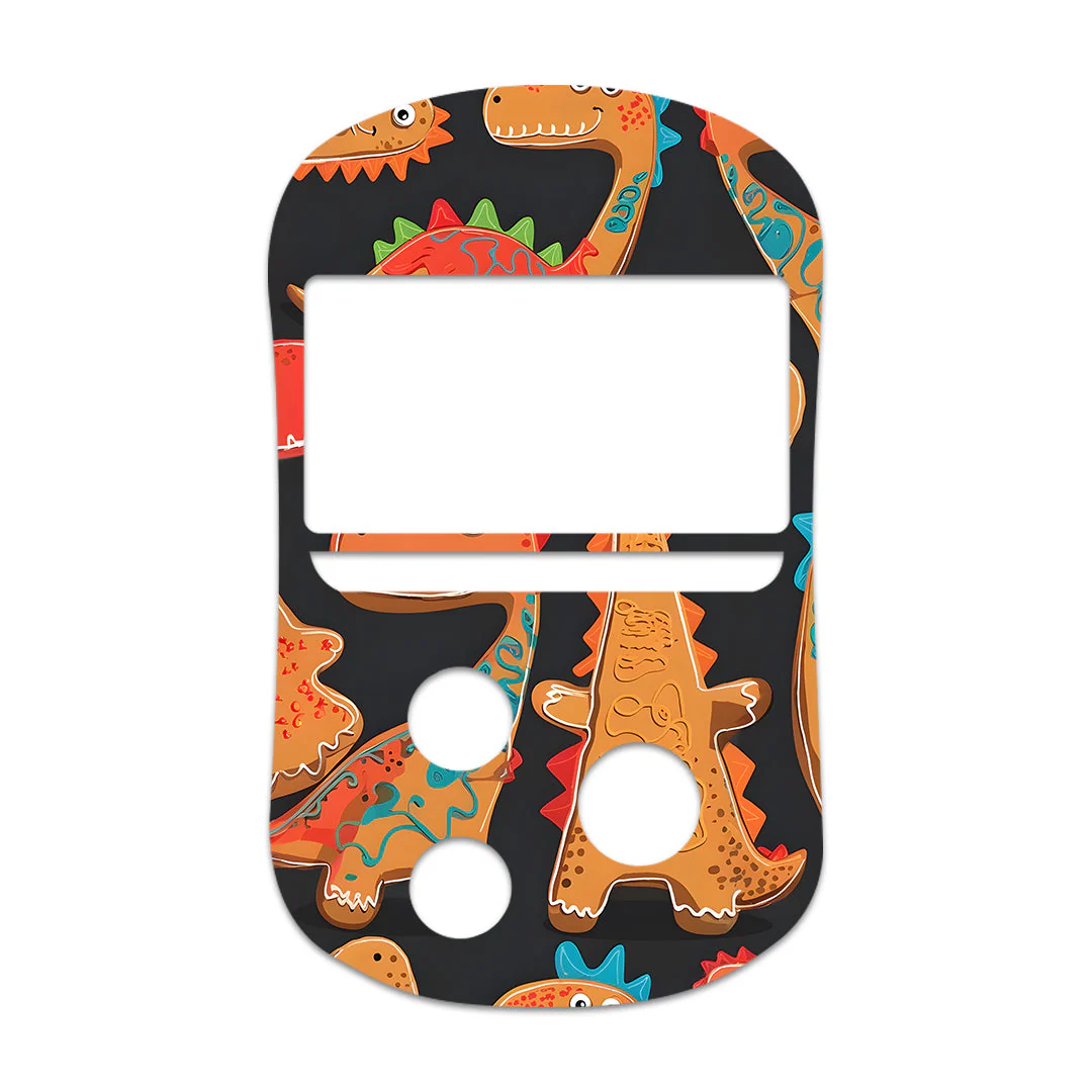 Jurassic Gingerbread OneTouch Verio Flex Glucometer Sticker - Pump Peelz - Image 2