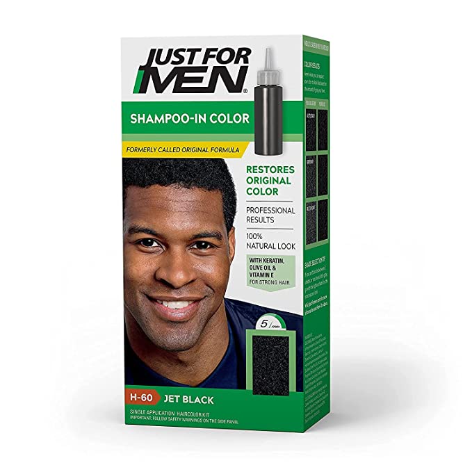 Just For Men Shampoo-In Color/Jet Black