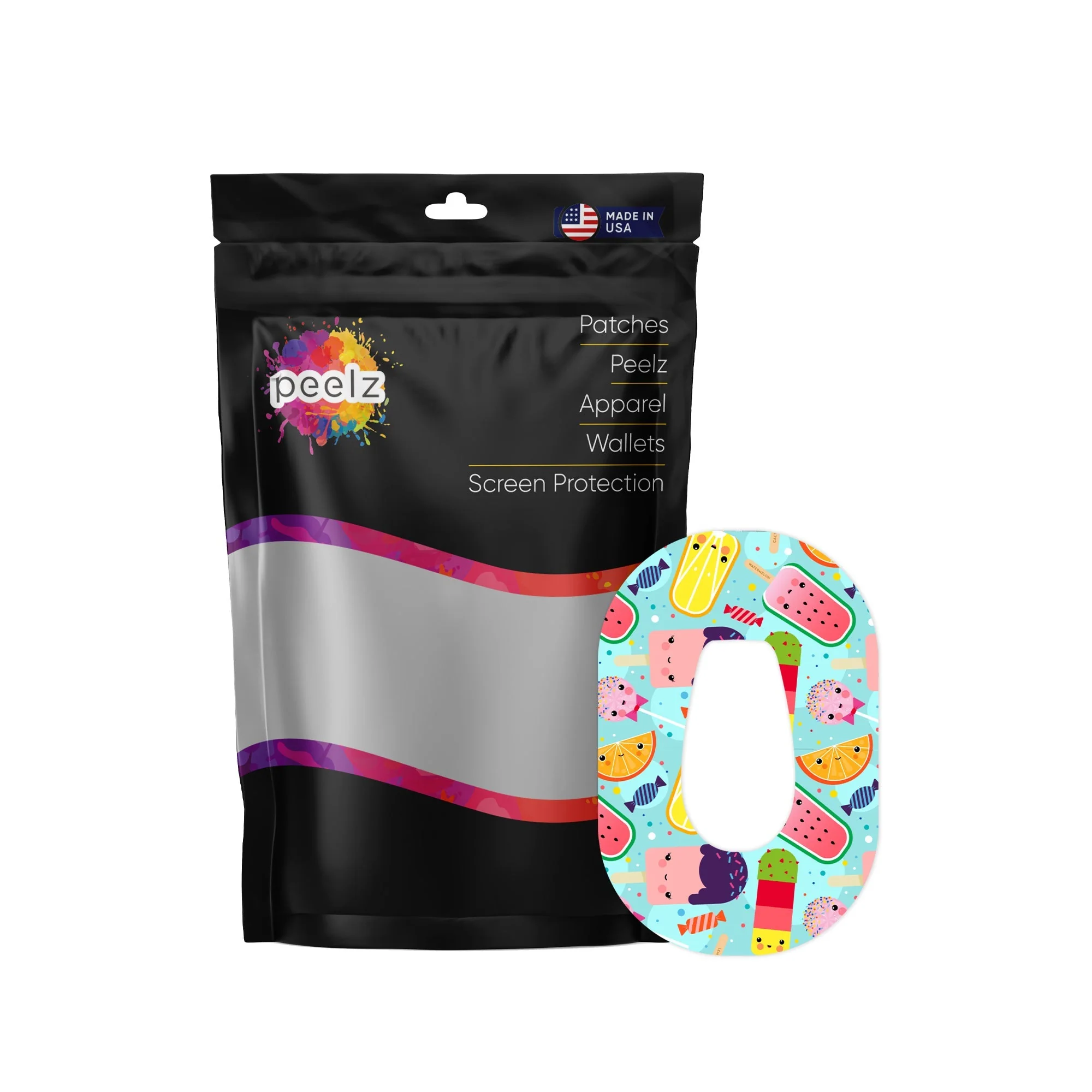 Kawaii Sweets Patch Dexcom G6 Patch Tape - Pump Peelz - Image 2
