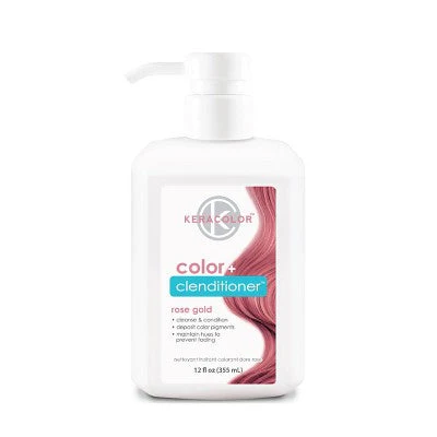 Keracolor Color + Clenditioner Temporary Hair Color Rose Gold 12 fl oz - Imperfect Container