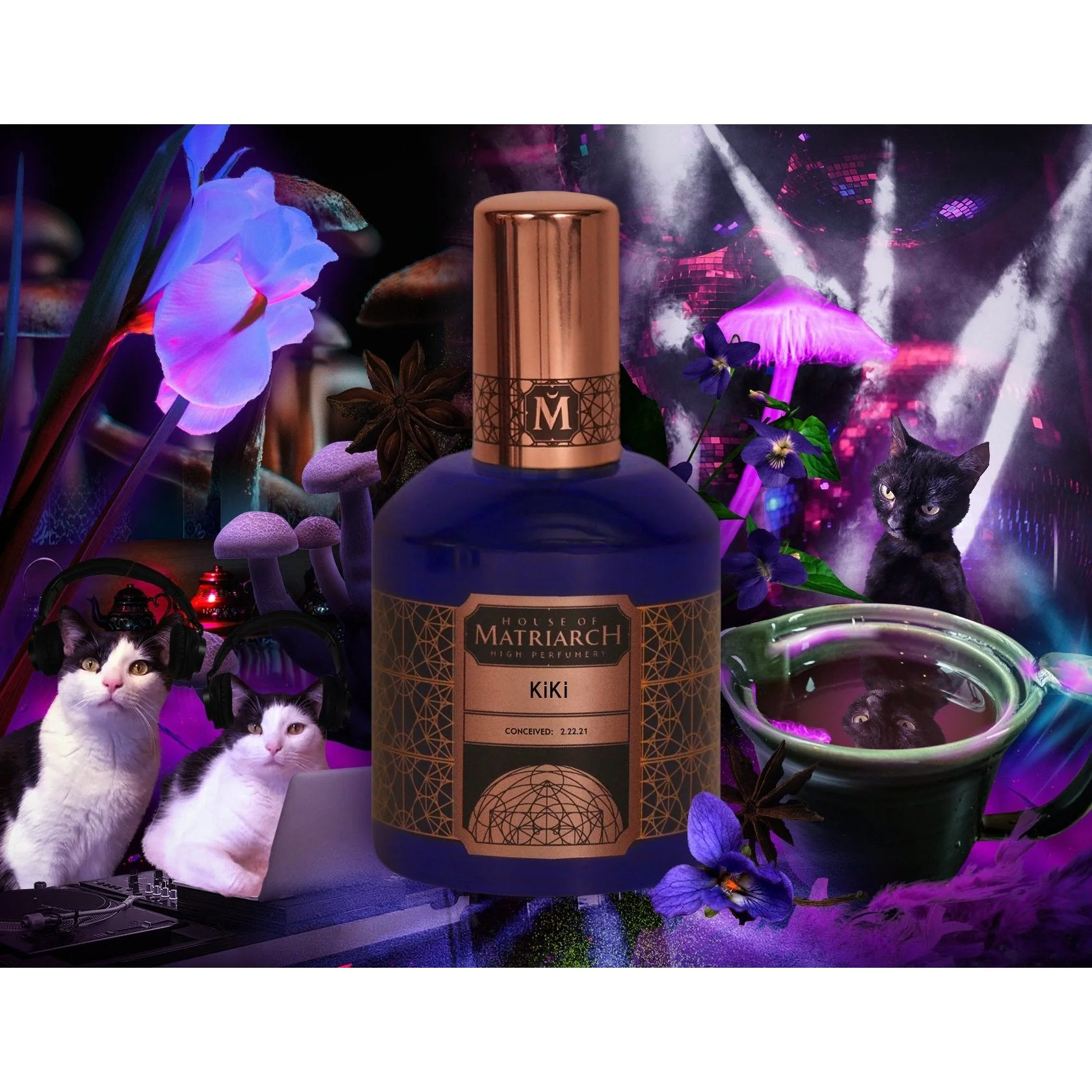 KiKi - Ultra Violet Liquid Music Perfume