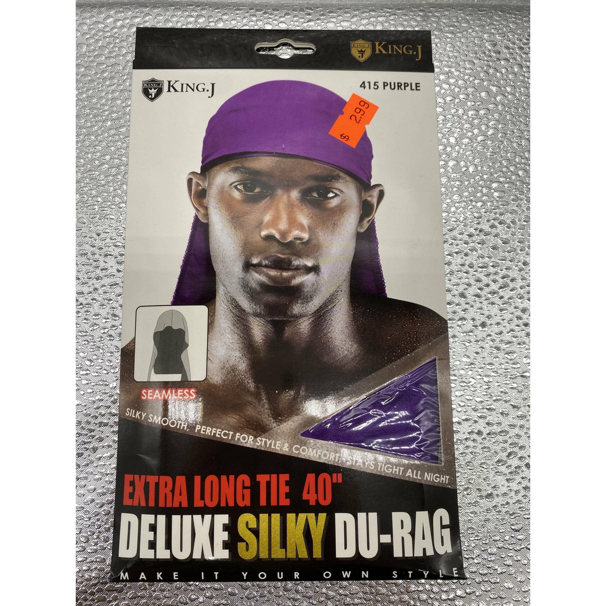 KING.J EXTRA LONG TIE 40" DELUXE SILKY DU-RAG - Image 8