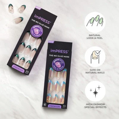 KISS imPRESS Press-On Manicure Fake Nails Best Life - New - Image 6