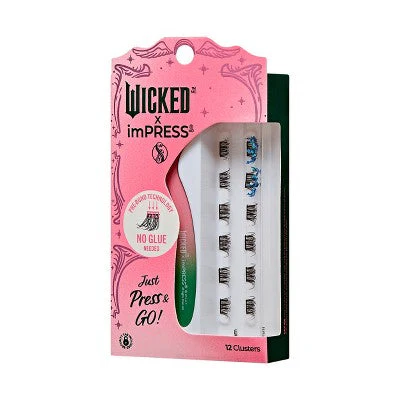KISS Products Wicked X imPRESS Press-On Self Adhesive False Eyelashes Ozspresso 12ct - New - Image 10