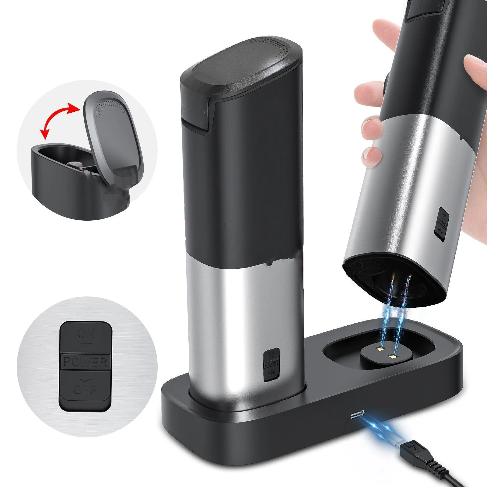 Kitchen Ceramic Pepper Electric Grinder - Image 5
