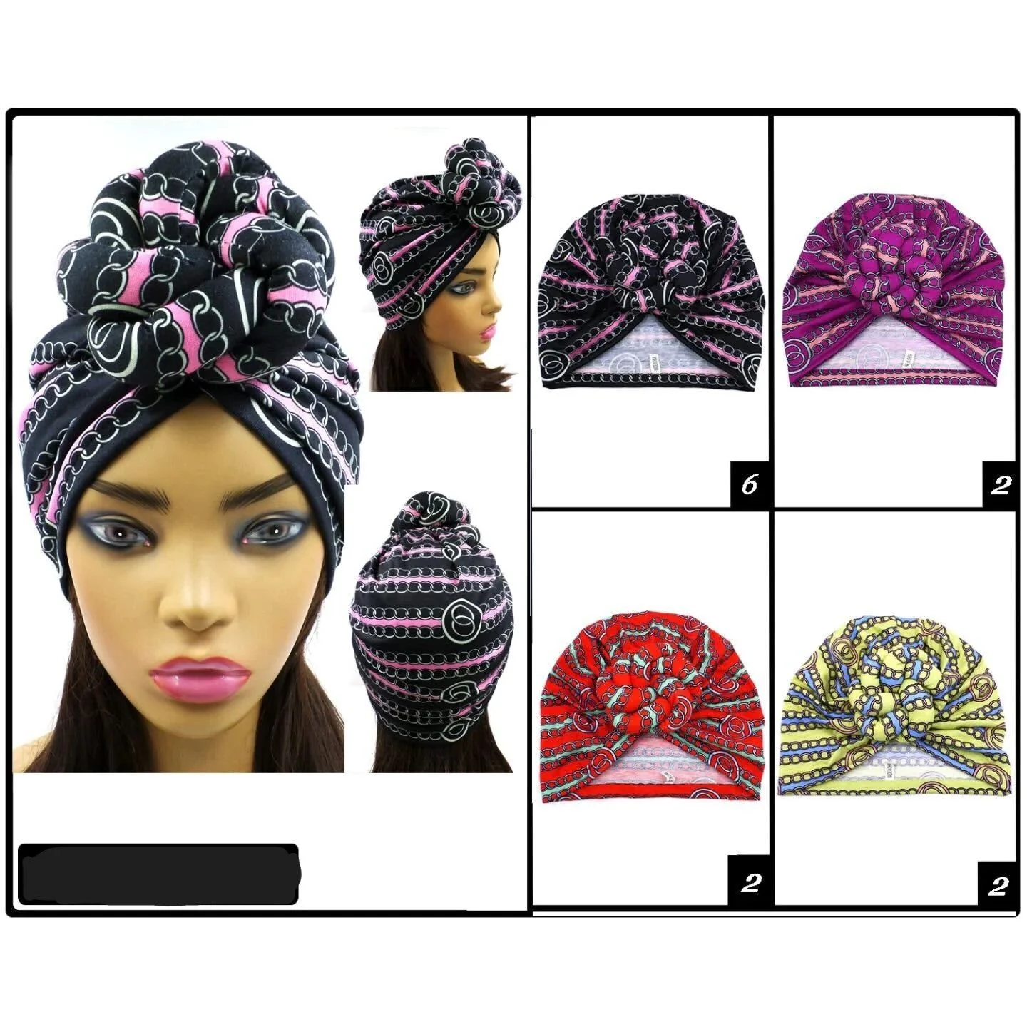 Knotted Design Head Wrap (1 pc)