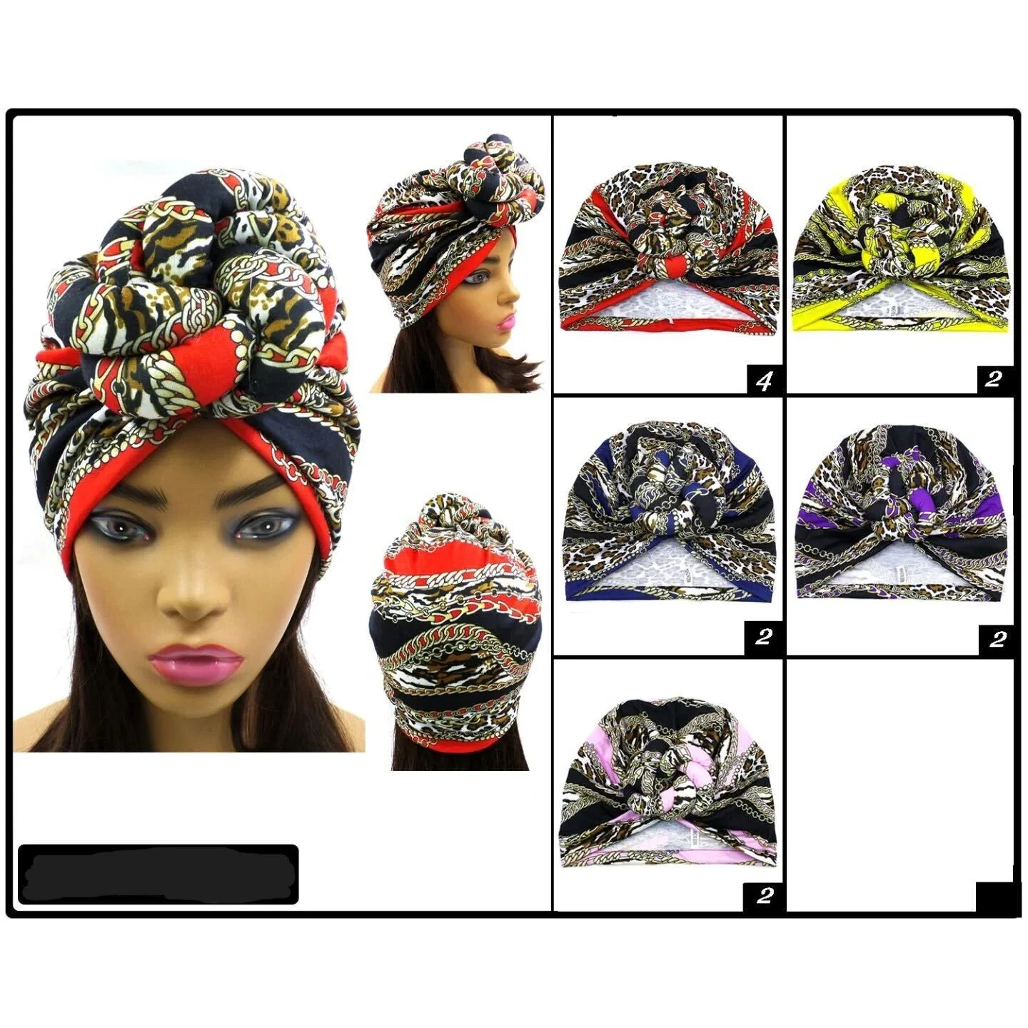 Knotted Design Head Wrap (1 pc) - Image 3