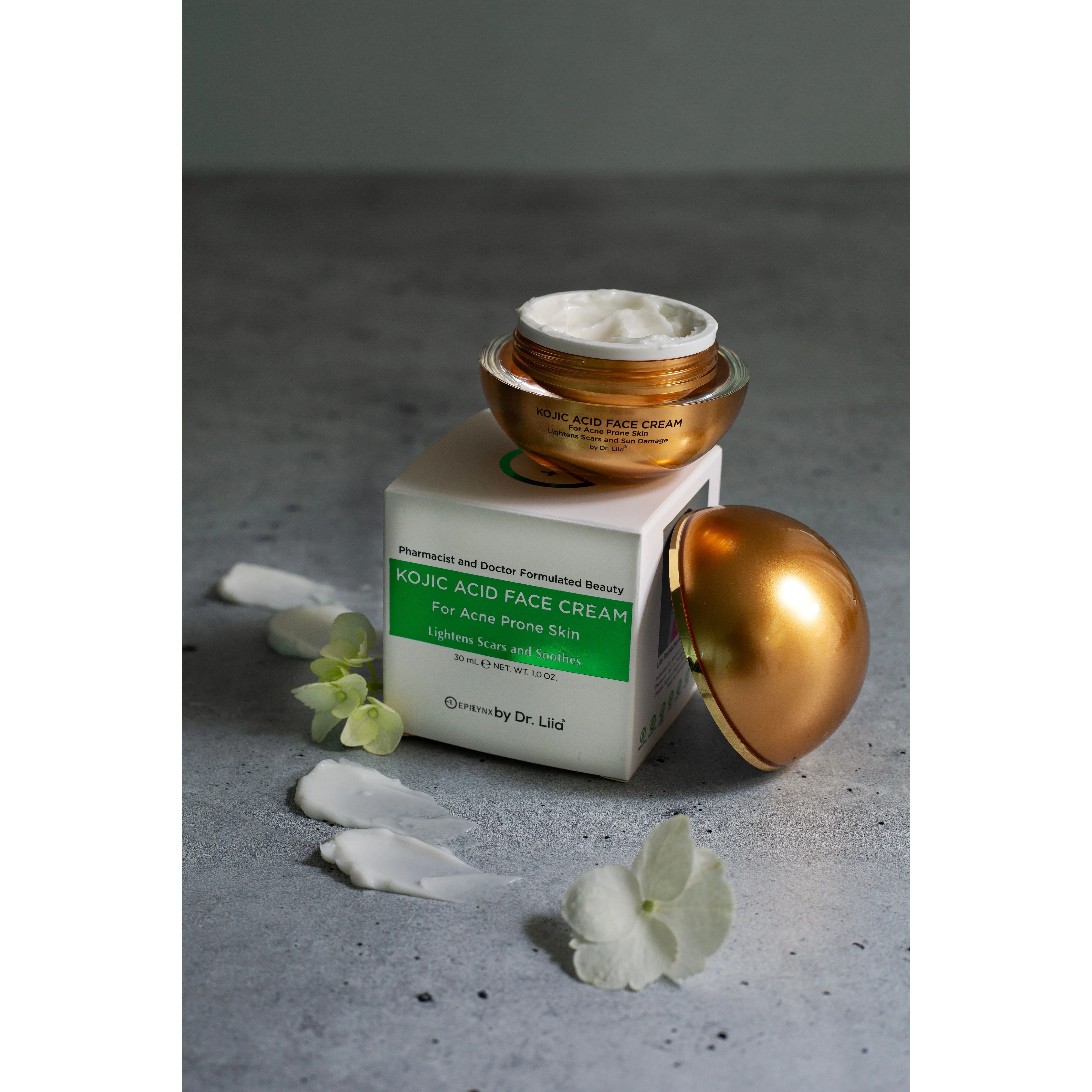 Kojic Acid Brightening Face Cream – Vegan, Gluten-Free & Acne-Prone Skin Friendly - Image 6