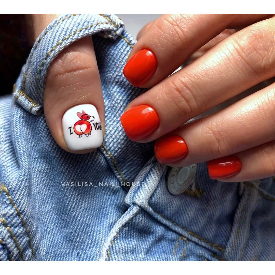 Komilfo Gel Polish Deluxe Series D078 (coral red, enamel), 8 ml 111078 - Image 4