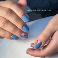 Komilfo GEL POLISH DELUXE SERIES D130 (DARK, GRAY-BLUE, ENAMEL), 8 ML - Image 5