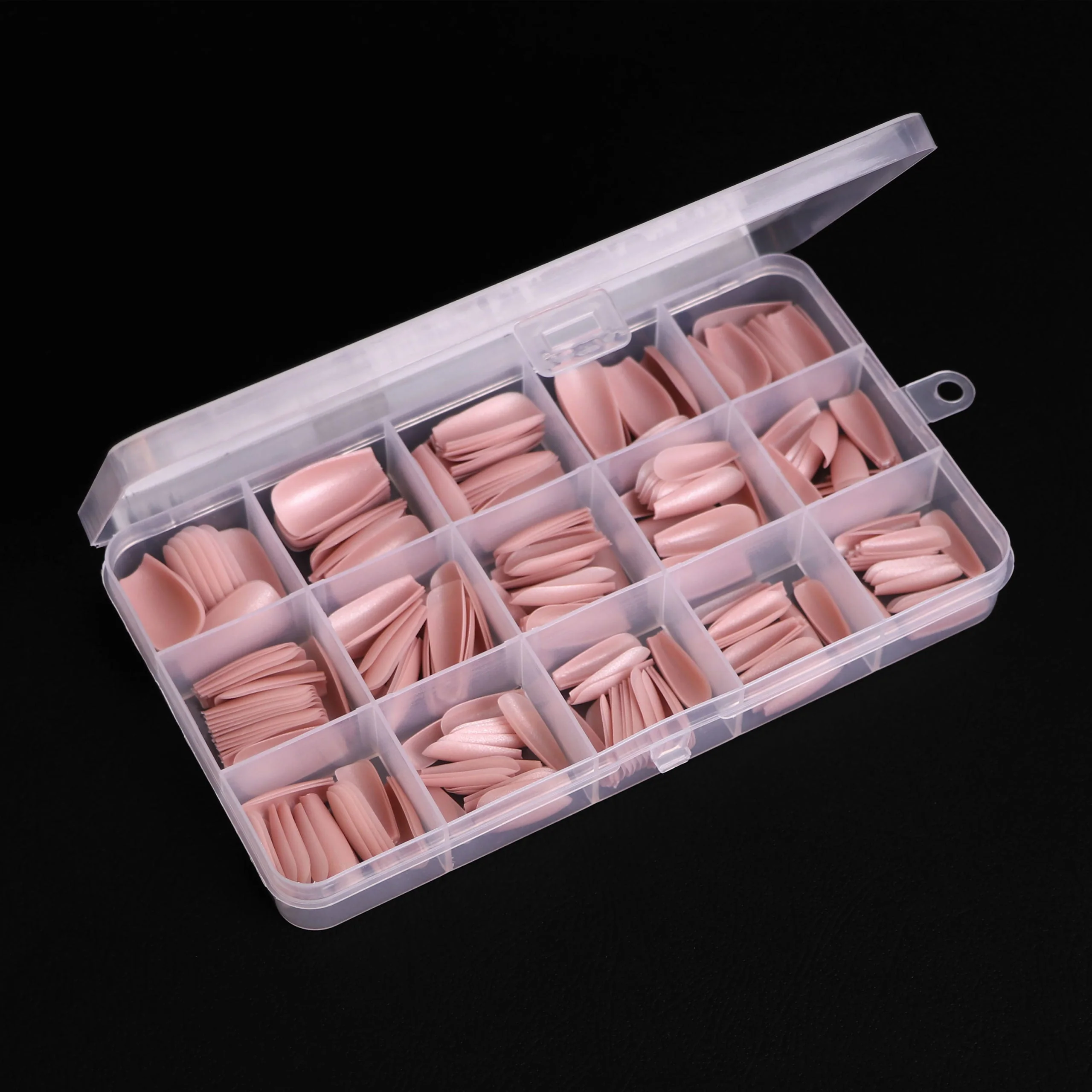 KOMILFO SOFAST NAIL FROMS NUDE BALLERINA MEDIUM, 360 PCS 456078 - Image 5