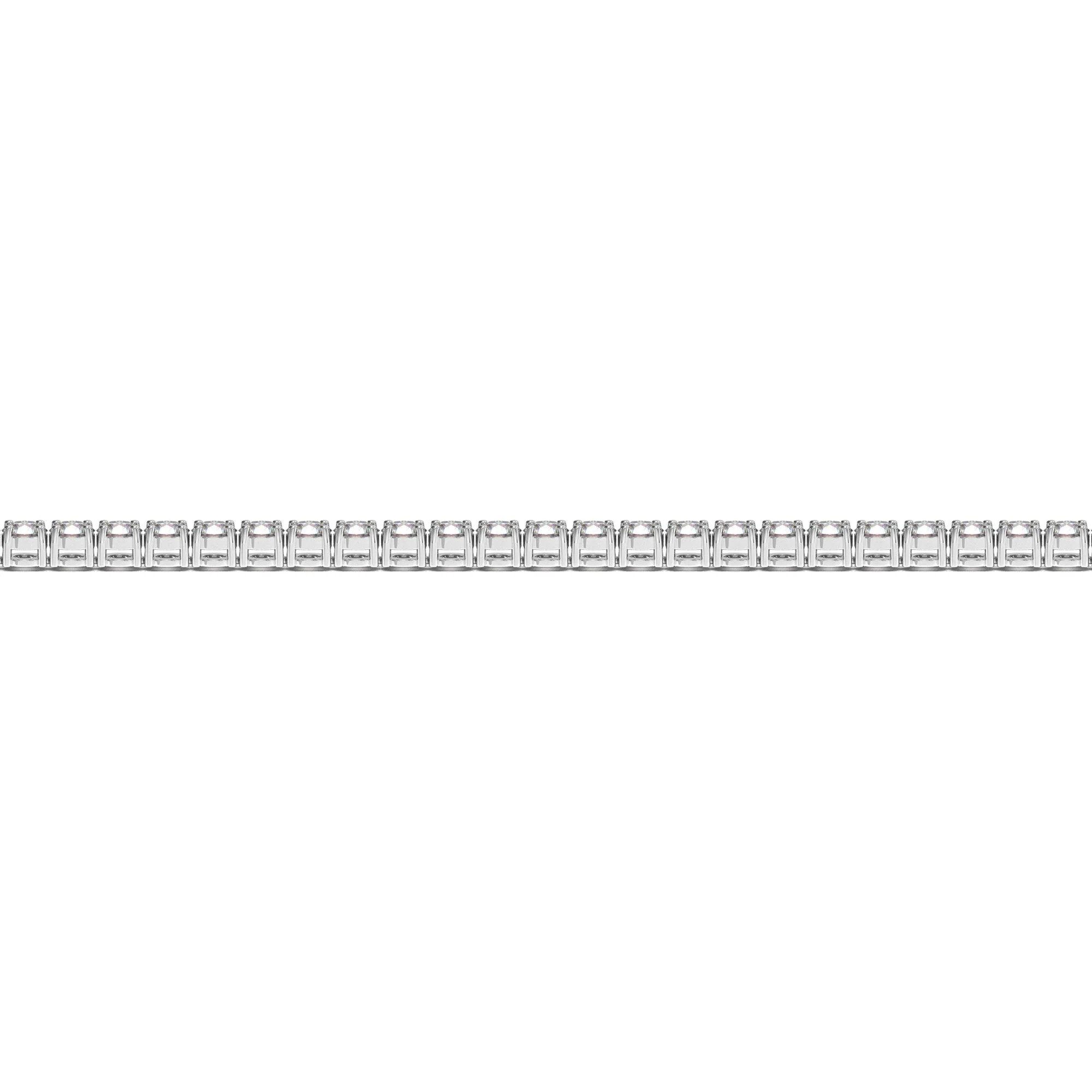 Lab Grown Round Diamond Tennis Bracelet in 14k White Gold (2 cctw F/G VS2/SI1) - Image 3