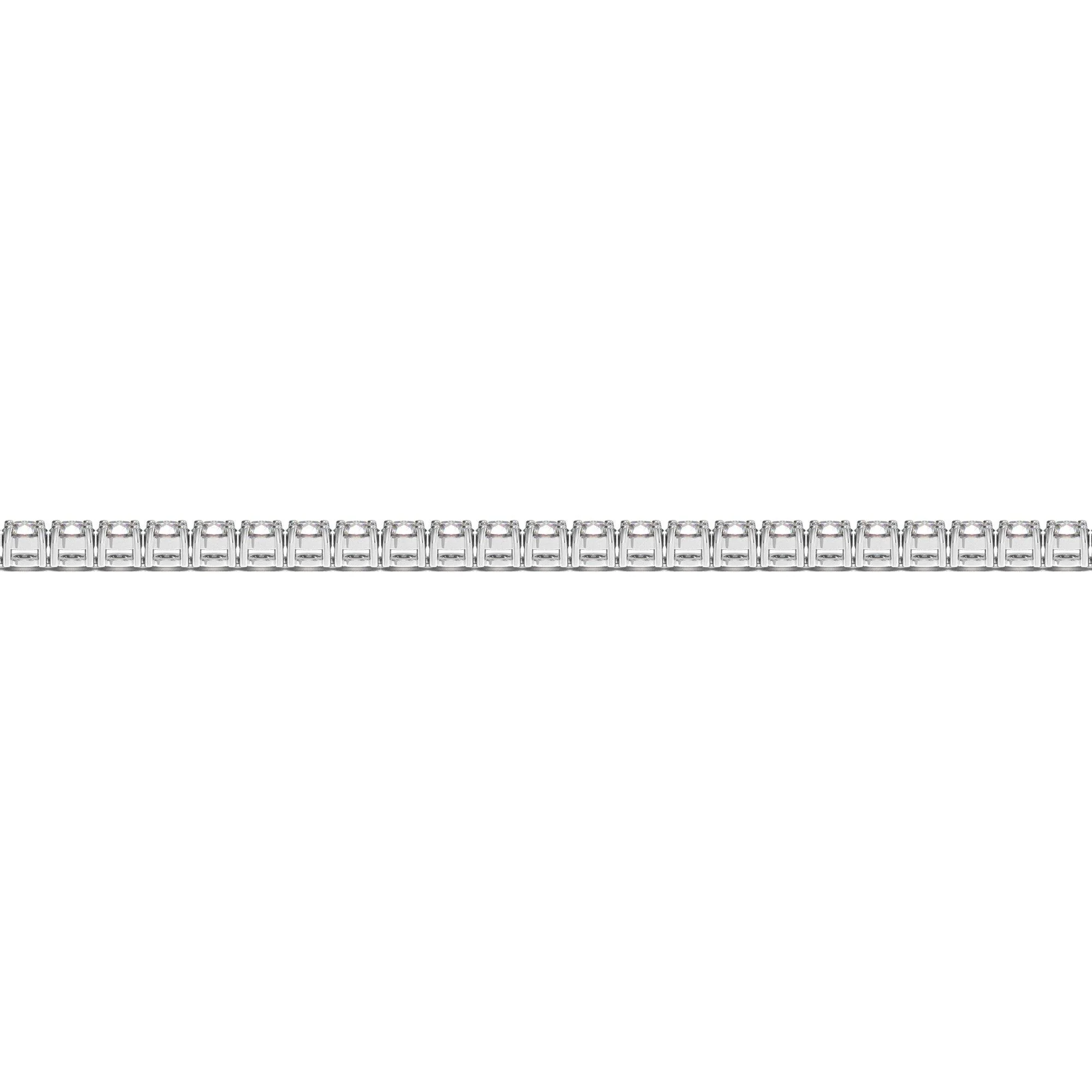Lab Grown Round Diamond Tennis Bracelet in 14k White Gold (2 cctw F/G VS2/SI1) - Image 6