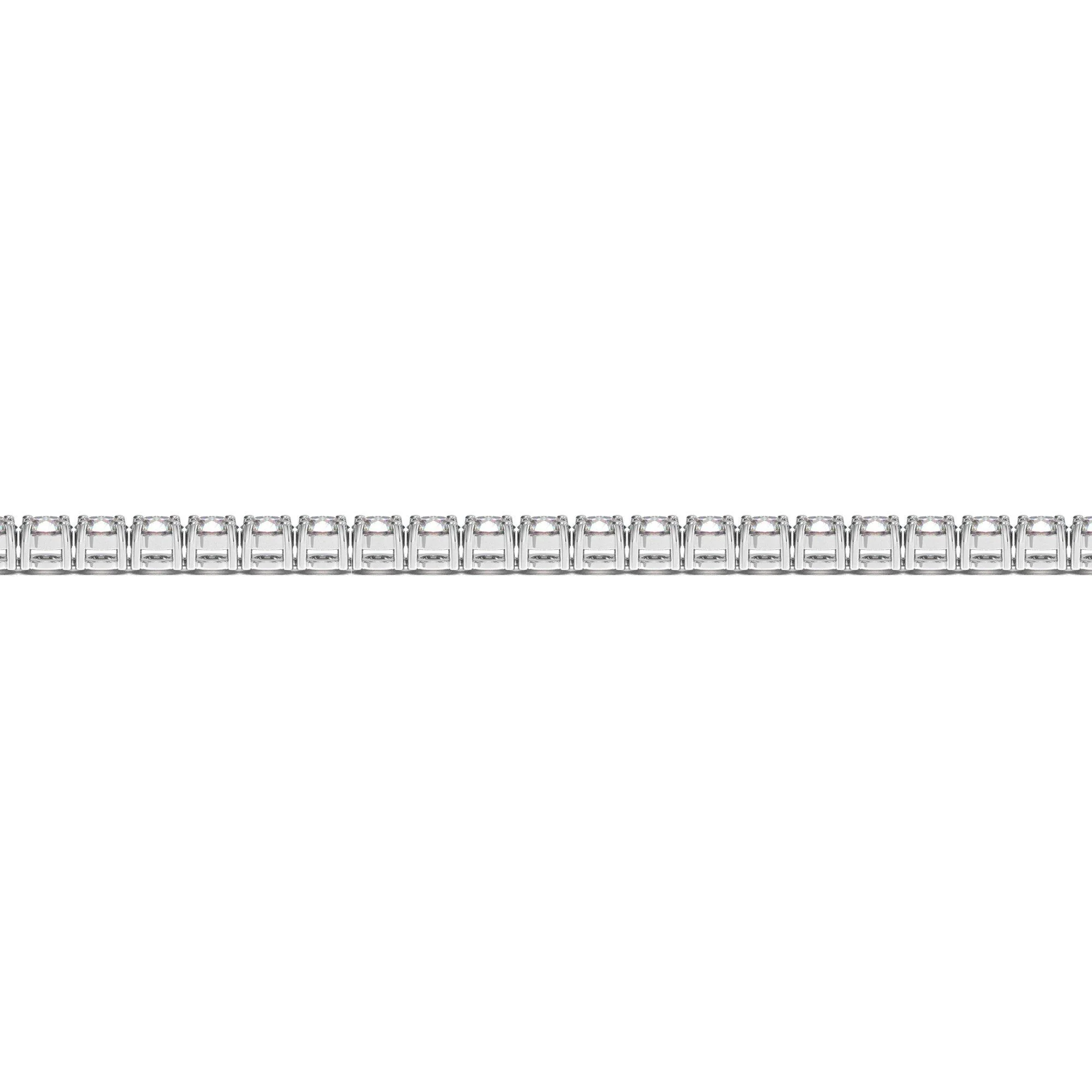 Lab Grown Round Diamond Tennis Bracelet in 14k White Gold (4 cctw F/G VS2/SI1) - Image 6