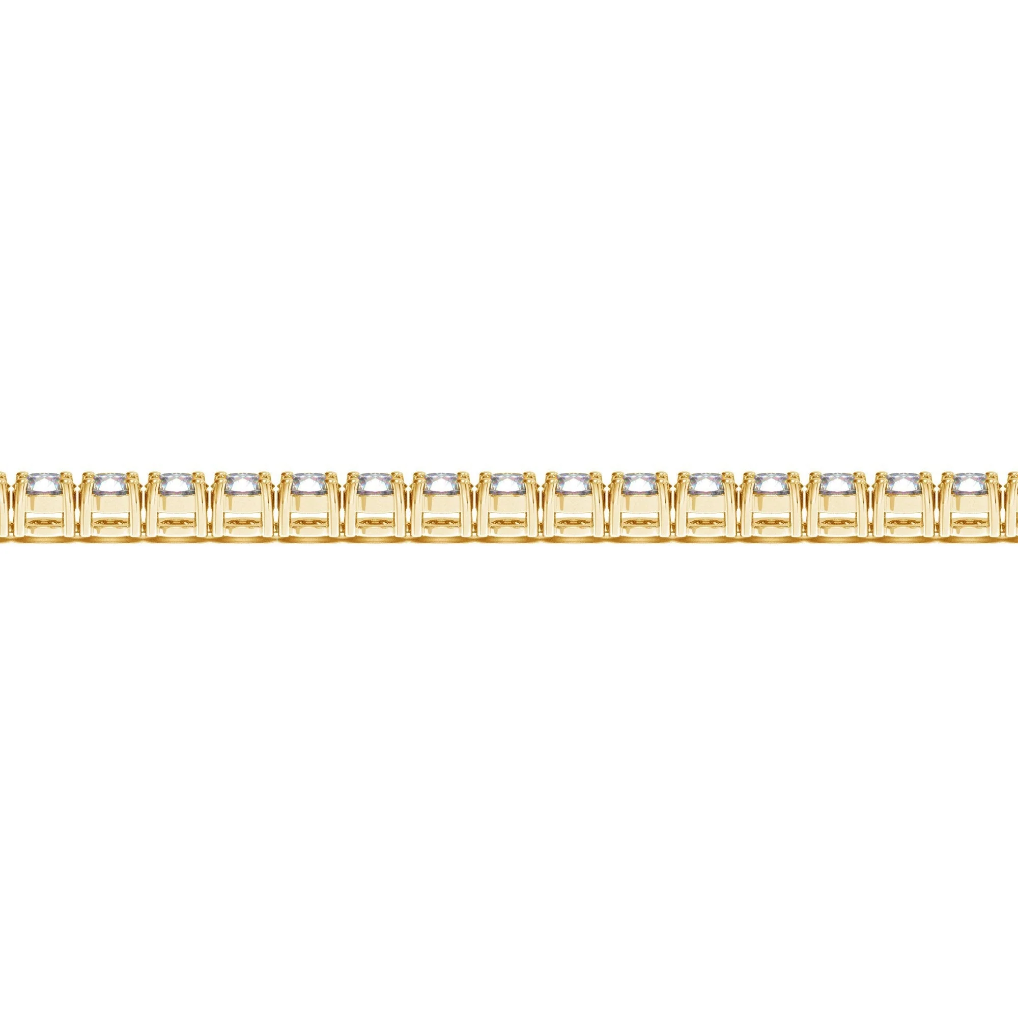 Lab Grown Round Diamond Tennis Bracelet in 14k Yellow Gold (10 cctw F/G VS2/SI1) - Image 3