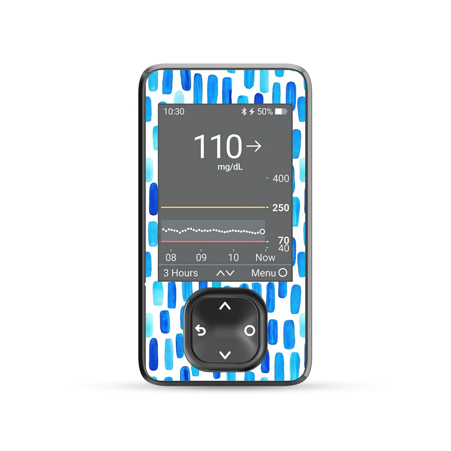 Level Lines Dexcom G7 and G6 Touchscreen Receiver Sticker - Pump Peelz