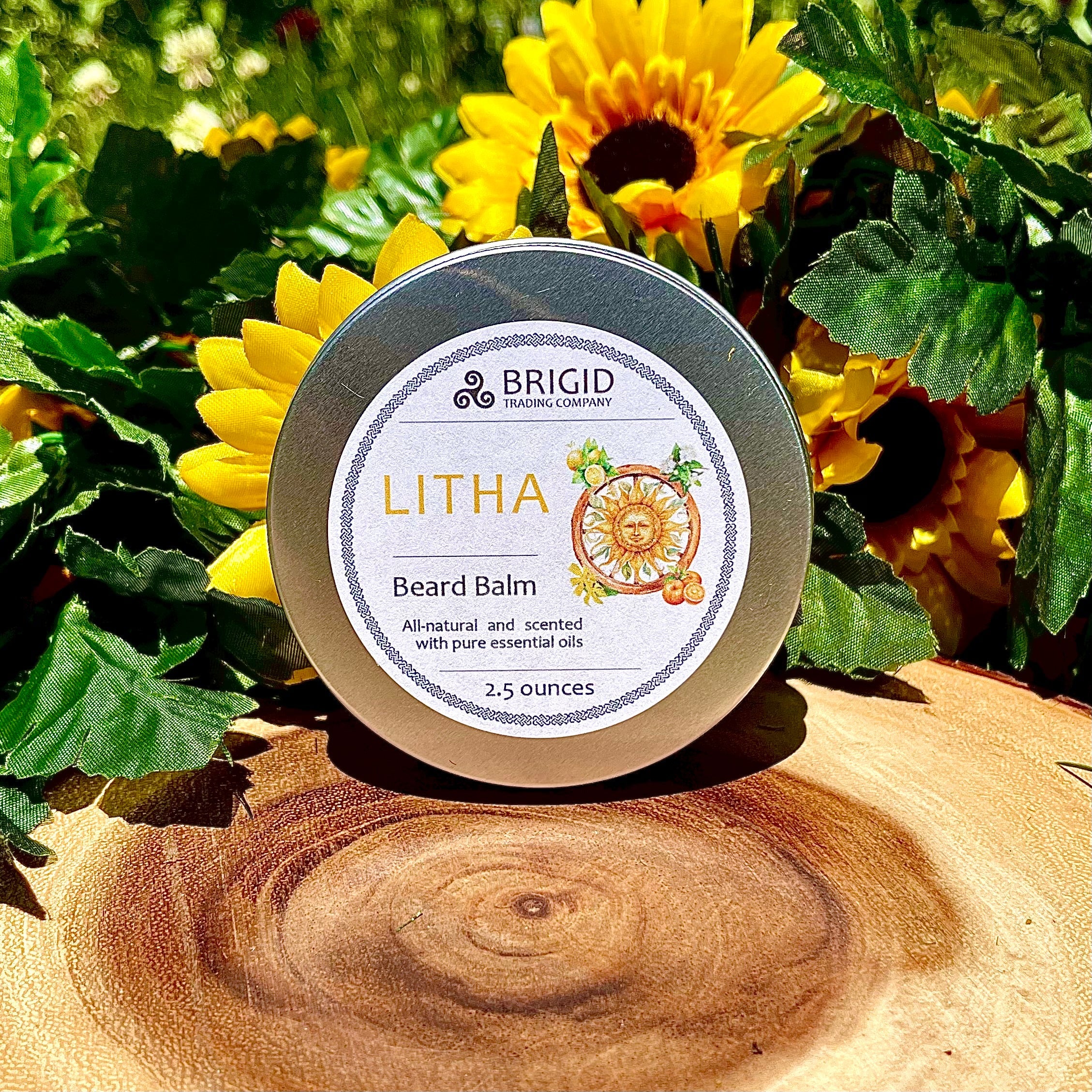 Litha Beard Balm – Natural Citrus Beard Balm with Hold, Lemon & Orange - Image 2