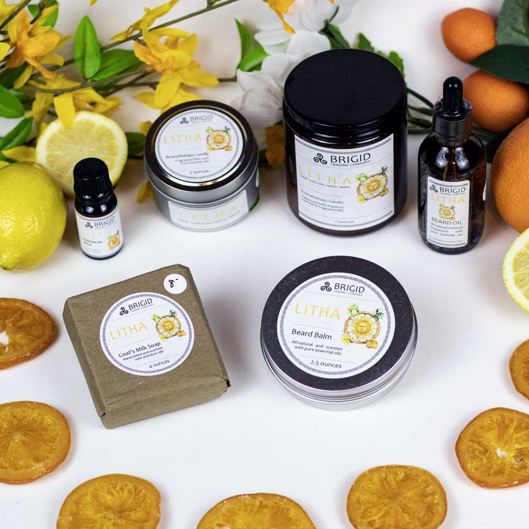 Litha Beard Balm – Natural Citrus Beard Balm with Hold, Lemon & Orange - Image 3