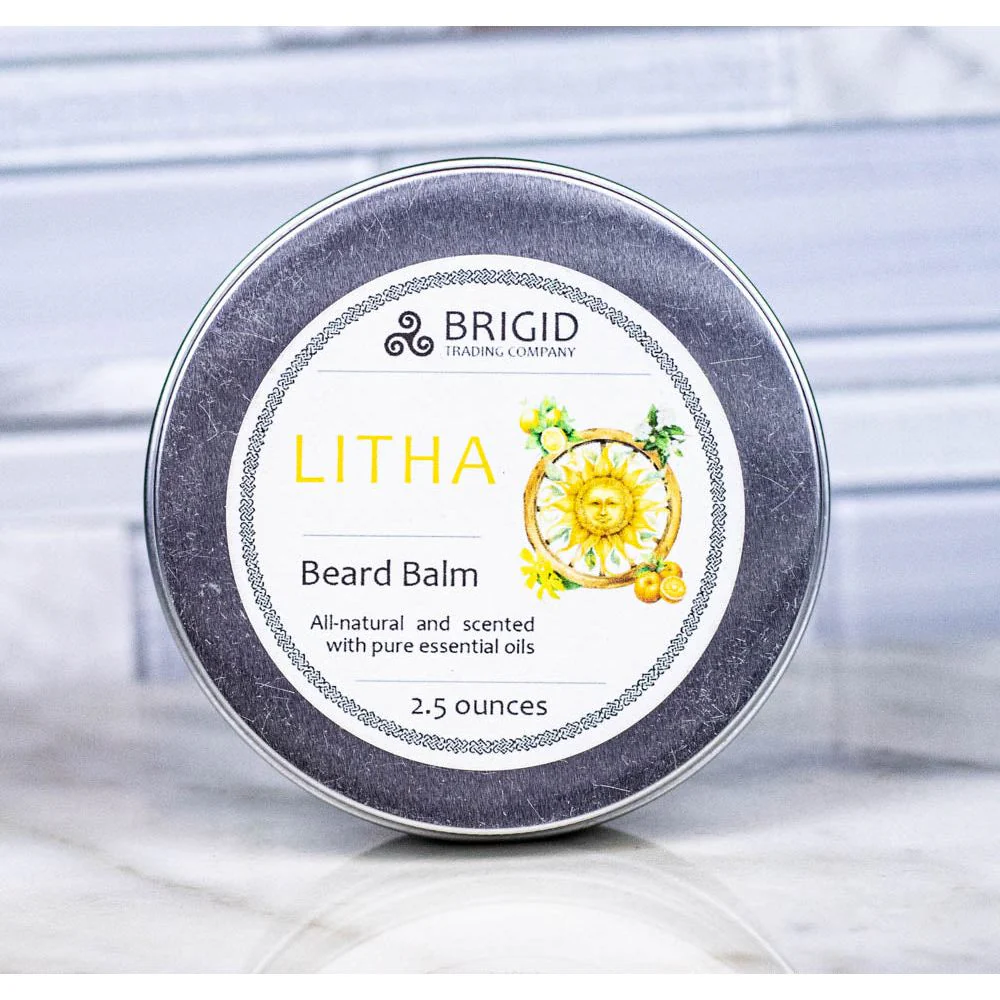 Litha Beard Balm – Natural Citrus Beard Balm with Hold, Lemon & Orange - Image 4
