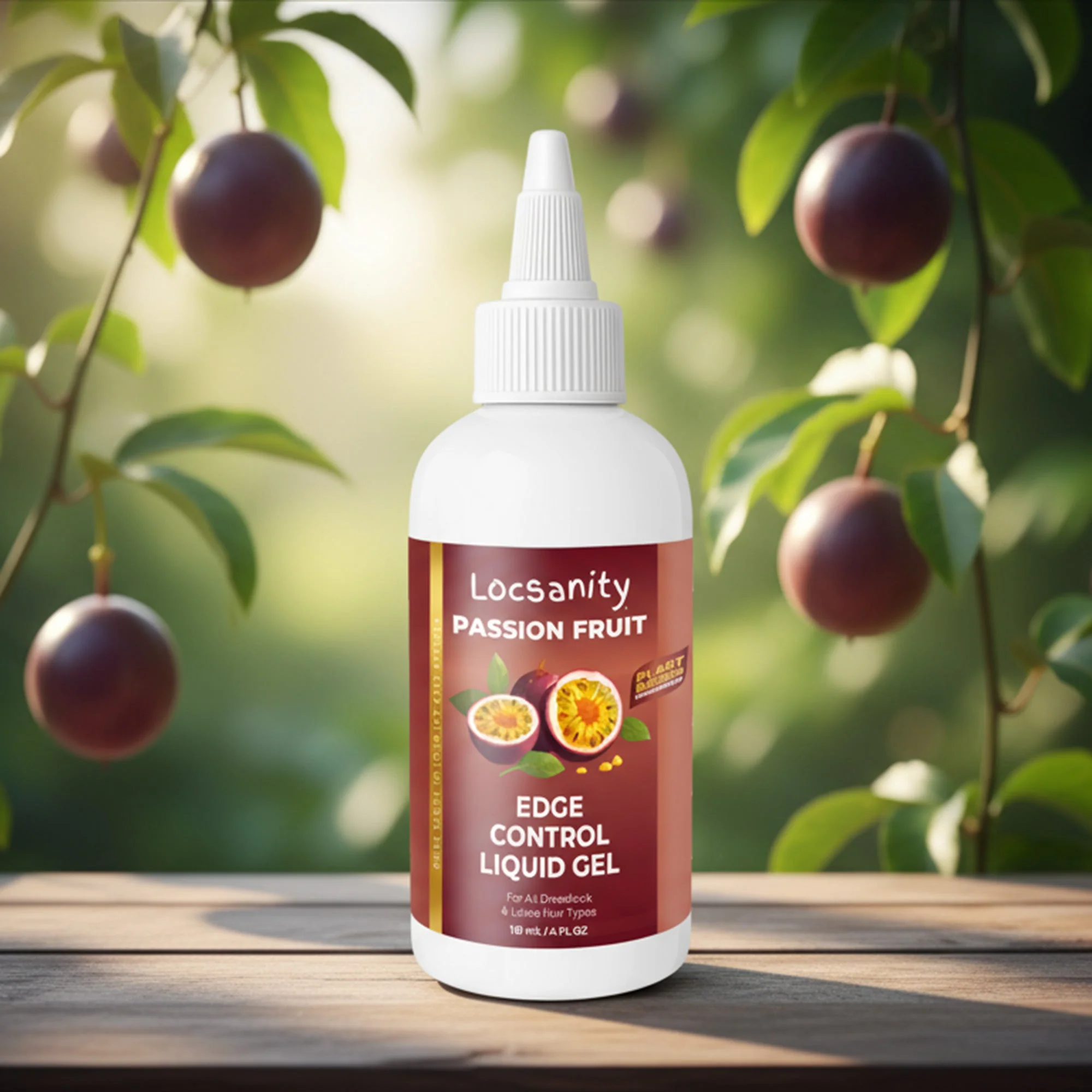 Locsanity Passion Fruit Edge Control Liquid Gel - Ylang Ylang Hibiscus Green Tea - Image 3