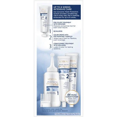 L'Oreal Paris Excellence Triple Protection 6.3 fl oz 02 Extra Light Natural Blonde 1 Kit - New - Image 3