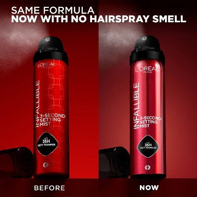 L'Oreal Paris Infallible 3-Second Up to 36HR Wear Setting Spray 1.76oz - Imperfect Container - Image 8