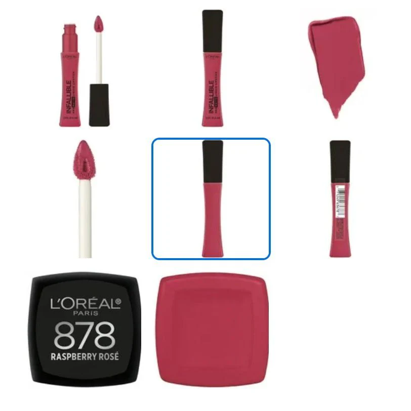 L'Oreal Paris Infallible Pro Matte Liquid Lipstick, Raspberry Rose 0.21 oz - Image 2