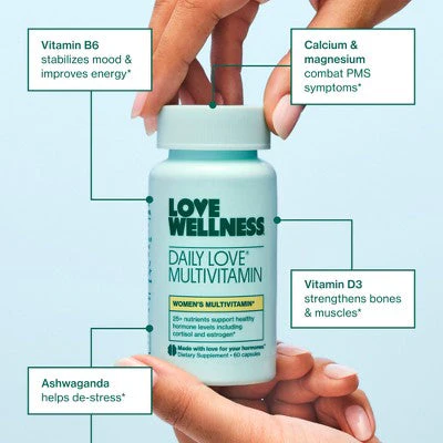 Love Wellness Daily Love Women's Multivitamin 60ct - New - Image 4