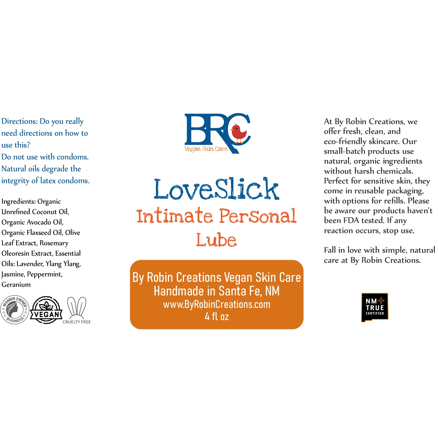 LoveSlick Intimate Personal Lube (for sexy times) - Image 5