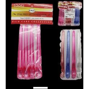 LQQKS 4.75"/12CM SNAG FREE SECTIONING CLIP ASST