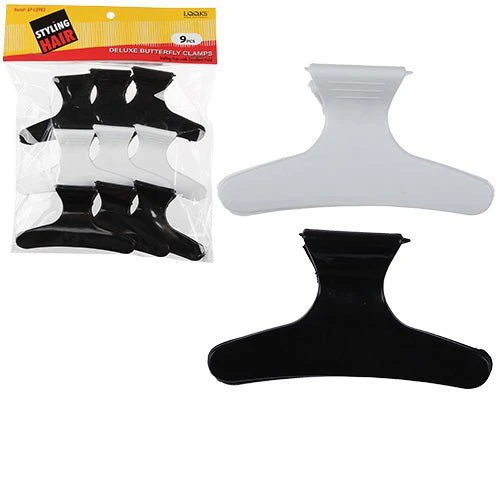 LQQKS DELUXE BUTTERFLY CLAMPS BW 9PC